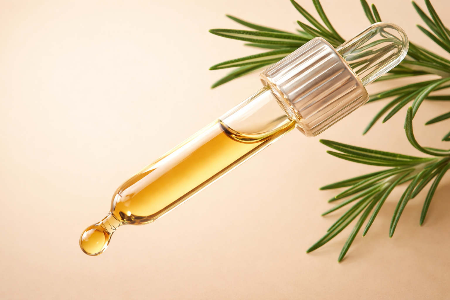 How to Regrow Hair in Bald Spots with Rosemary Serum