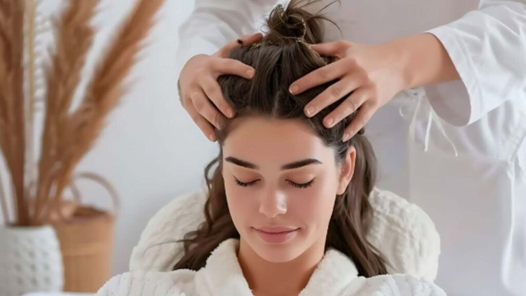Step 3: Prepare Your Scalp and Apply iNats Rosemary Oil 